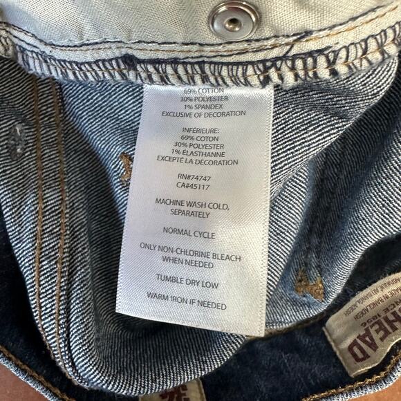 Redhead Denim Blue Jeans Mens 34x38 Relaxed Fit Work Wear Cotton Bass Pro Shops - Picture 4 of 5